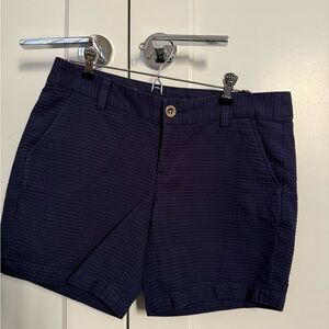 Lilly Pulitzer Navy Textured Shorts